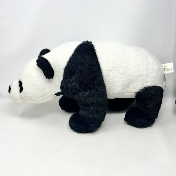 Panda Bear Standing on All Four Paws Pillar Toys 20" Long x 10" Tall ‎ EXC - Picture 2 of 7